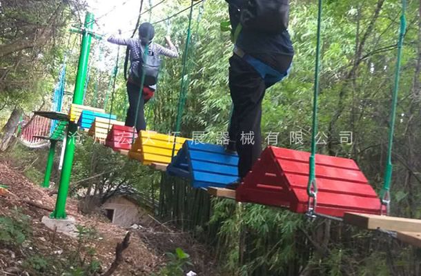 叢林曲折橋-叢林探險樂園-穿越叢林