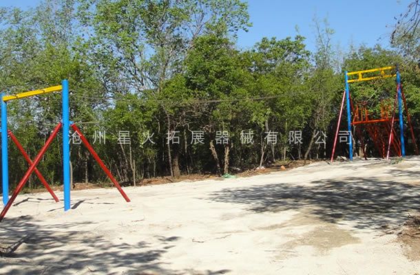 平臺滑索-青少年拓展器材-戶外拓展體能樂園