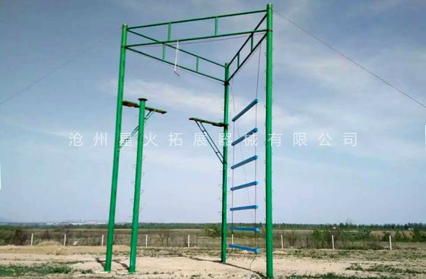 三面體高空拓展架-高空拓展器材-高空拓展器械