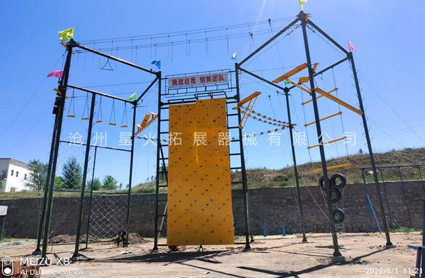 內(nèi)蒙古鄂爾多斯高空心里行為訓(xùn)練器械建設(shè)完成，受到好評(píng)