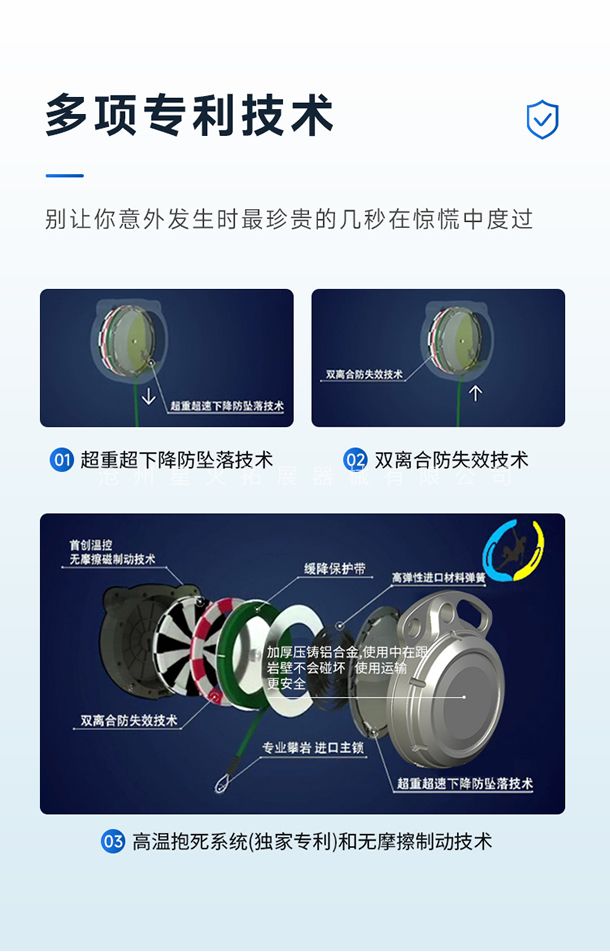高空下降保護(hù)器詳細(xì)介紹